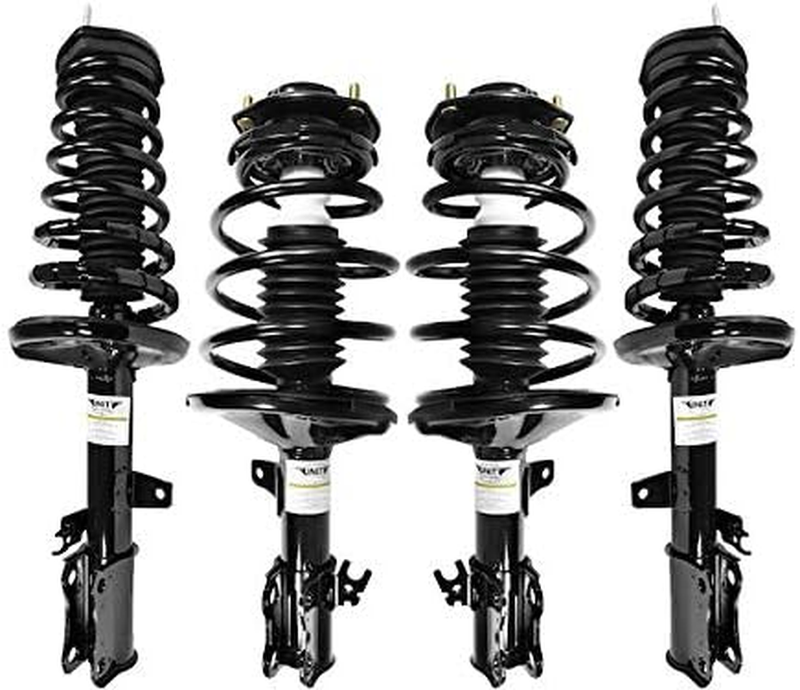 Front and Rear Strut Coil Spring Kit for 1997-2001 Toyota Camry 2.2L 4-Cylinder
