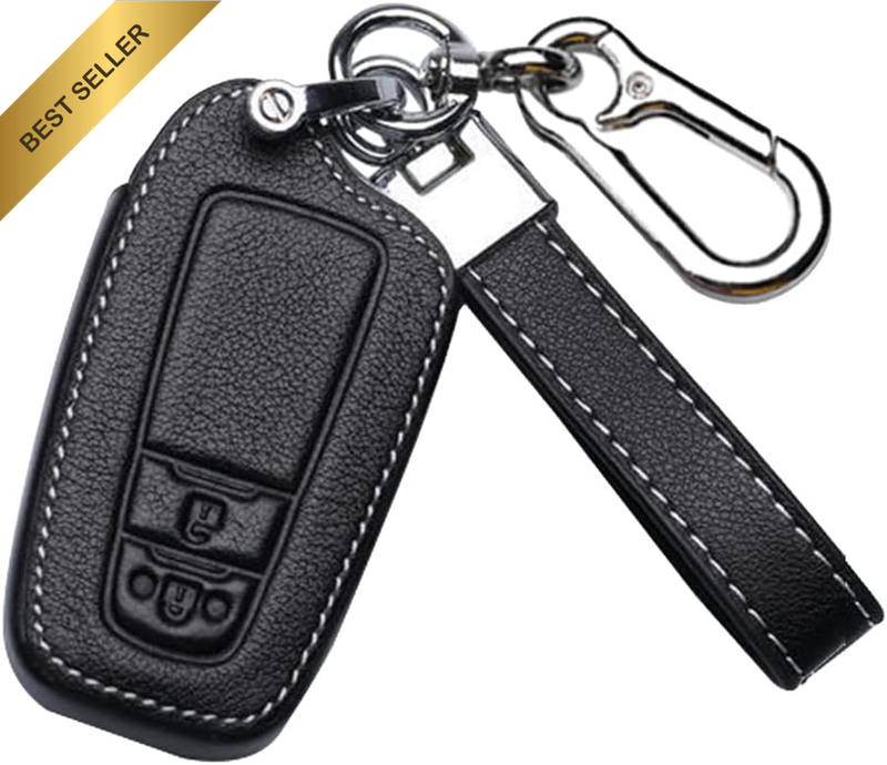 Leather Car Key Fob Cover Fit for Toyota Camry RAV4 Avalon C-HR Prius Corolla 20