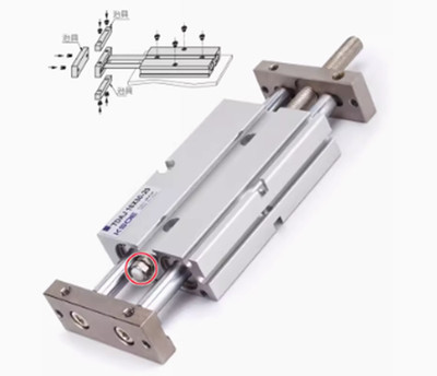 NEW 1pc TDAJ 10*50-30Z Double-axis double-rod adjustable stroke cylinder