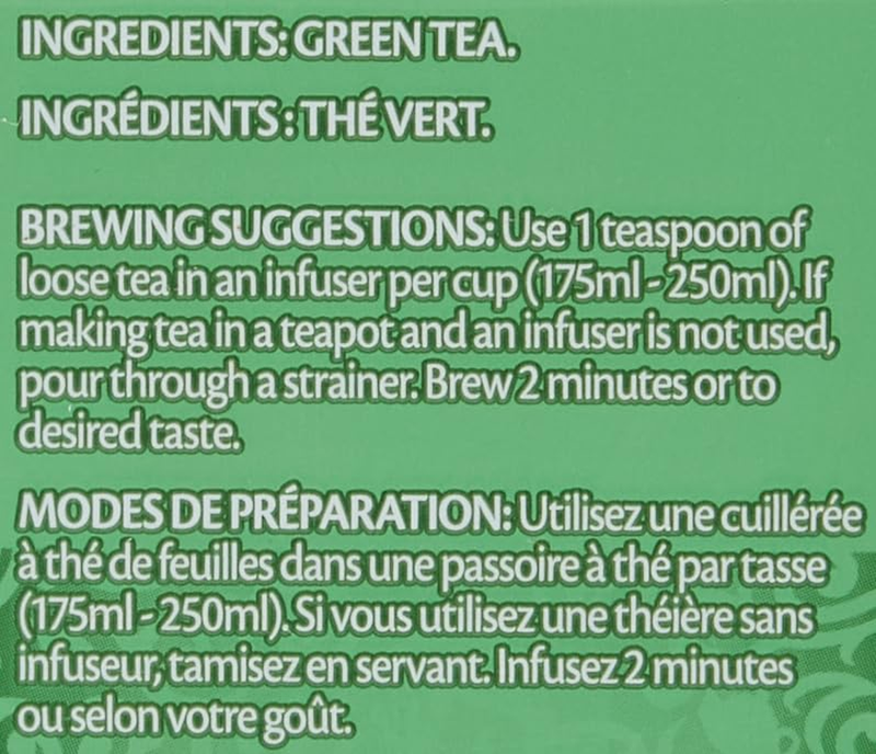 Green Gunpowder Loose Tea Tins, Pack of 6, 3.53 Ounce Tins, Mellow & Full-Bodied