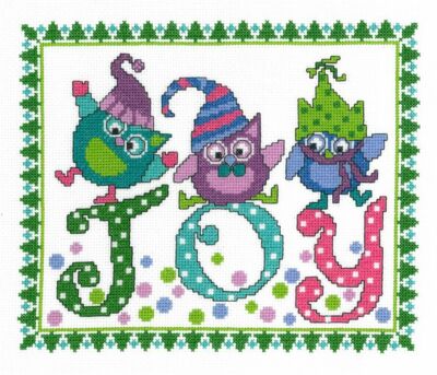 IMAGINATING: HOLIDAY BLUES CROSS STITCH PATTERN