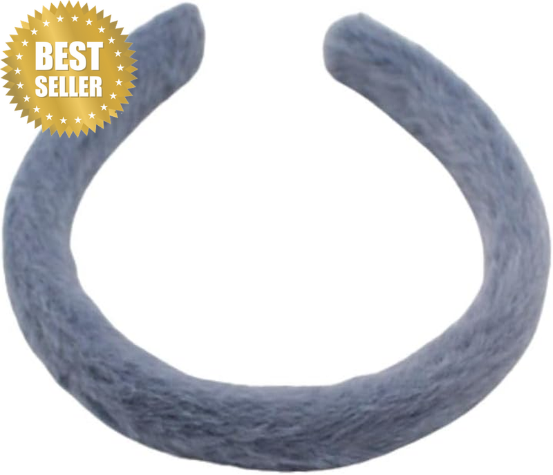 Furry Plush Headband (Blue) OR30-1