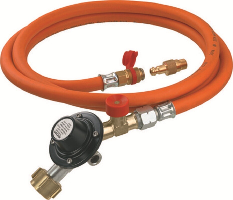 GOK Umrüstset für Kartuschengrill z.B. Weber SBS 7/16 auf Gasflasche Gasgrill