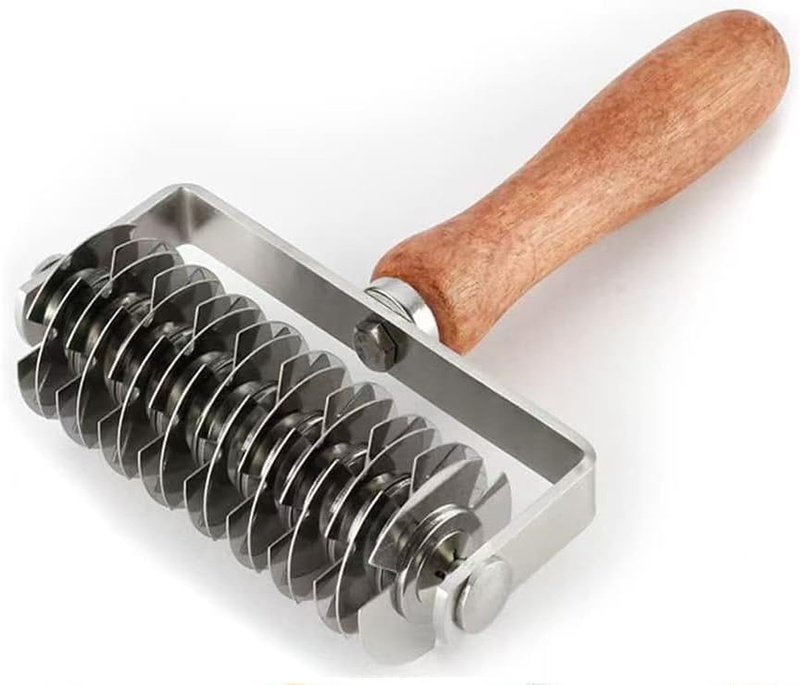 Pastry Lattice Roller Cutter Tool - Stainless Steel Dough Lattice Maker for Pie