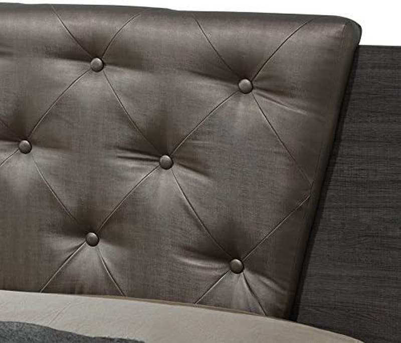 247SHOPATHOME Bed-Frames, Queen, Gray