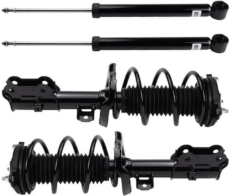 4 Piece Front Rear Shock Strut and Coil Spring Kit for 2017-2020 Hyundai Elantra