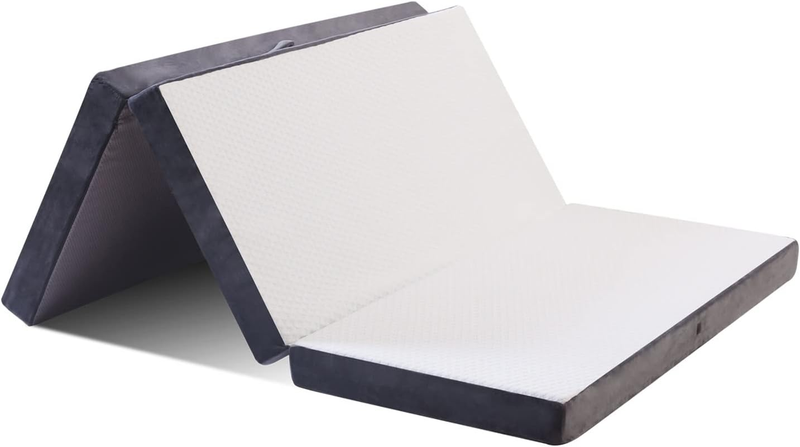 Tri-Folding Mattress - Portable Futon Mattress for Children and Adults, Foldable