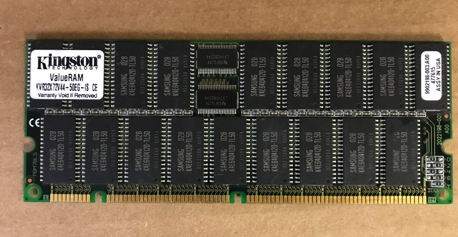 Kingston メモリー 32GB Kingston KVR32X72V44-50EG-IS 256MB EDO Buffered ECC EDO