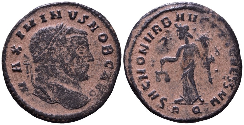 RÃ¶Misches Imperium Antike Follis Maximinus Ii Daia Emperor 305-308 N.Chr 404/5