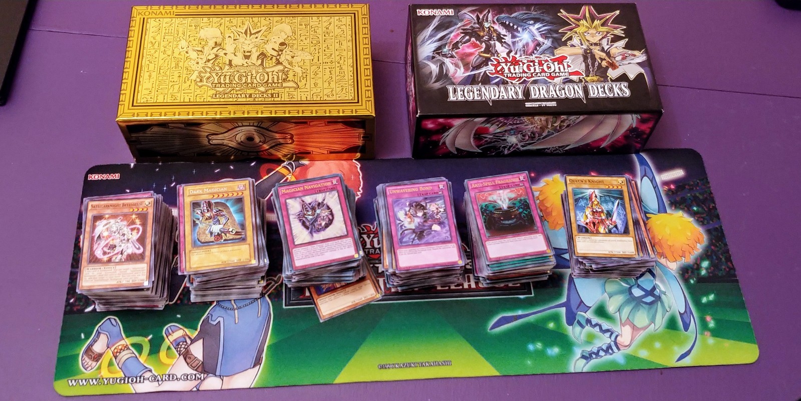 Yu-Gi-Oh! Card Bundle-Legendary Decks Box! Hundreds of Cards PLUS BONUS ITEMS!!!