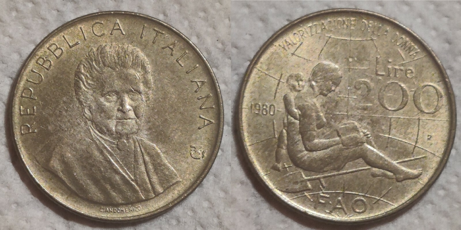 セール中 19日迄／un secolo di Liuteria Italiana 1990 Italy L200 Coin Consiglio Di Stato 1890-1990 Lira Lire