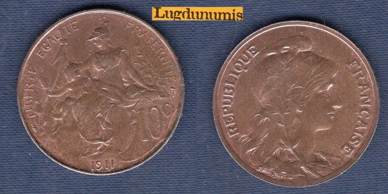 10 Centimes Daniel-Dupuis 1911 Sup - Iii RÃ©Publique, 1871-1940 â