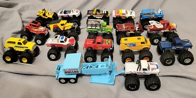 MATCHBOX SUPER CHARGERS LOT MONSTER TRUCKS BIGFOOT USA PETE TOAD MAD DOG ROLLIN