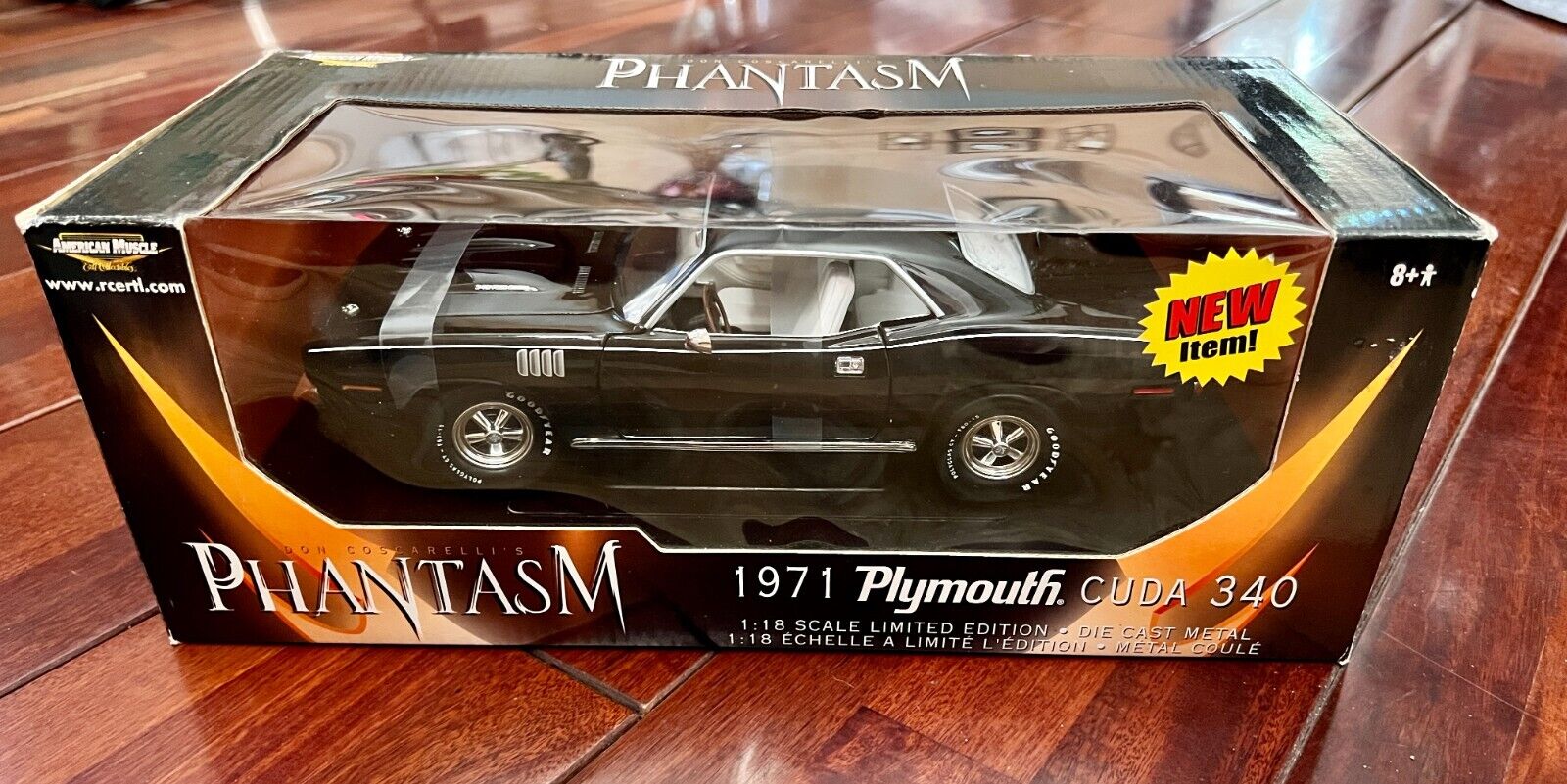 Ertl American Muscle PHANTASM Black 1971 Plymouth CUDA 340 1 Ertl American Muscle PHANTASM Black 1971 Plymouth CUDA 340 1