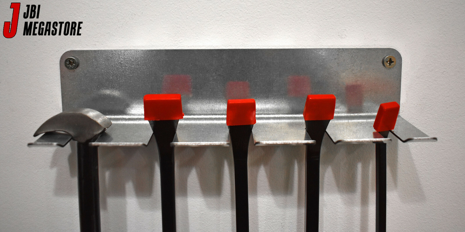 Pry Bar Heel Crow Prise Jimmy Bar Wall Mounted Storage Rack Shelf