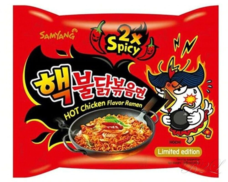 Samyang 2X Spicy Hot Chicken Flavor Korean Ramen Noodle Fire