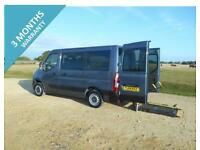2014 RENAULT MASTER 4 SEAT AUTO WHEELCHAIR ACCESSIBLE DISABLED MOBILITY MINIBUS