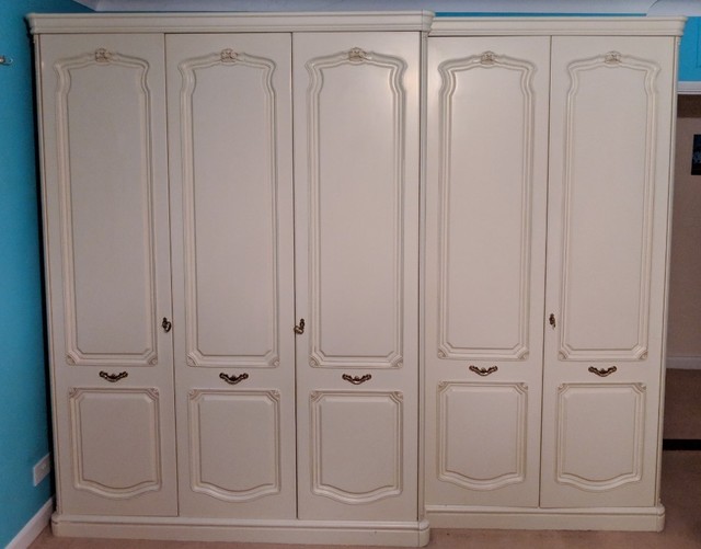 Vintage Retro Wardrobe And Dressing Table From Harrods In