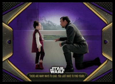 THERE ARE MANY WAYS TO LEAD 2023 Topps Star Wars Obi-Wan Kenobi Purple #17