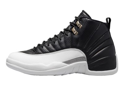 Мужские кроссовки Jordan 12 Retro Playoffs черные/университетские красно-белые (CT8013 006)