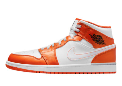 Мужские Jordan 1 Mid SE Metallic Orange Electro Orange/Black-White (DM3531 800)