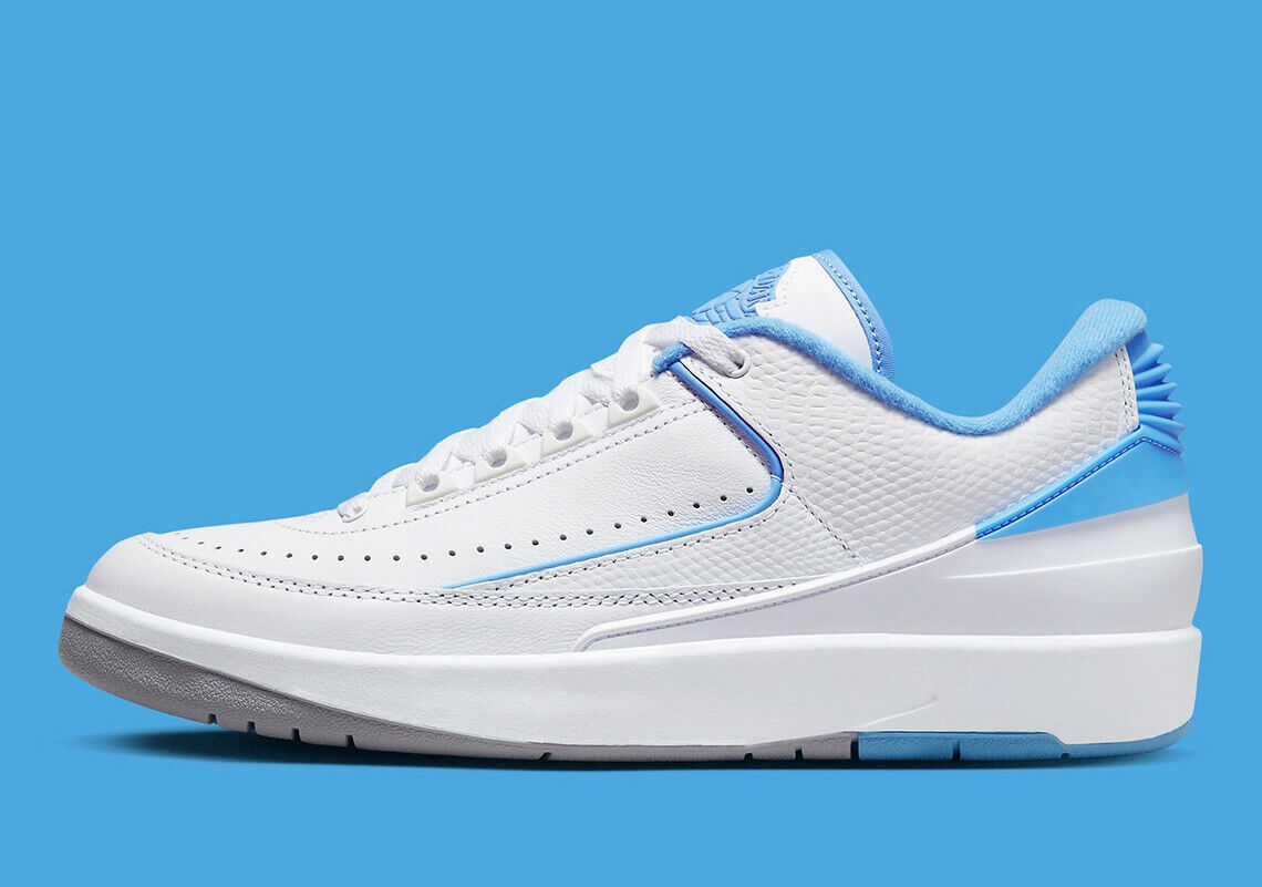 

[DV9956-104] Мужские кроссовки Nike Jordan 2 Low UNC, белые/синие *НОВИНКА*, Белый, Air Jordan 2