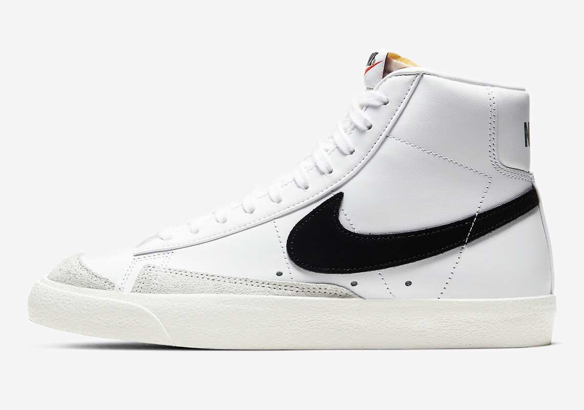

Nike Blazer Mid 77 Vintage White Black Sail CZ1055-100 размер 12 для женщин = 10,5 для мужчин, Белый, Nike Blazer 77