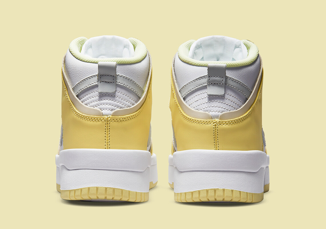 

Женские кроссовки Nike Dunk High Up Citron Tint Yellow Coconut Milk Dust DH3718-105 sz 5, Желтый, Nike Dunk High