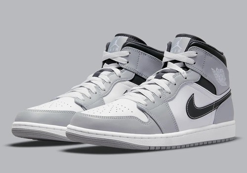 シューズ(男性用) Nike Air Jordan 1 Mid Smoke Grey Nike Air Jordan 1 Mid Light Smoke Grey Mens Size US 7 (8.5W