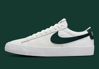 Nike SB Blazer Low Pro GT ISO Orange Label Ishod White Green DR9099-100 sz 7.5