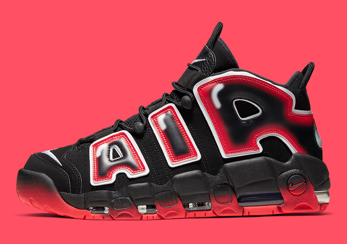 Nike Air More Uptempo ブラック/レッド Nike's Air More Uptempo Black Multi Is Ready To Rock