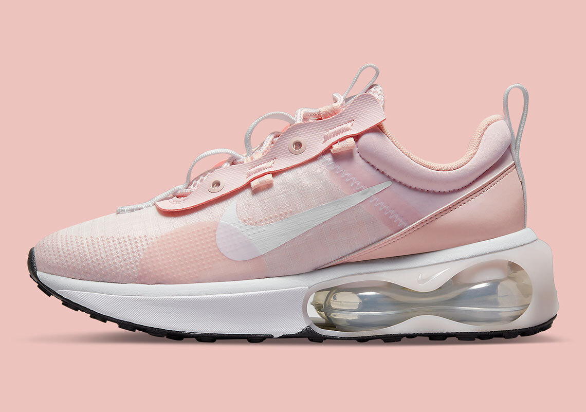 

Женские кроссовки Nike Air Max 2021 Barely Rose Pink White DA1923-600 Retro для бега, Розовый, Nike Air Max 2021