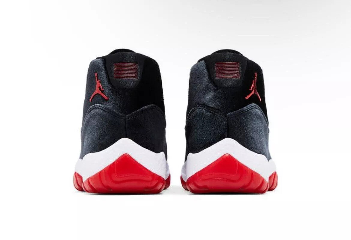 Pre-owned Jordan Nike Air  11 Retro 'bred Velvet' Db5457-061 Black Wmns Women's Shoes