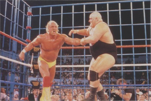 1999 Comic Images WWF WrestleMania Live! - Hulk Hogan King Kong Bundy #3