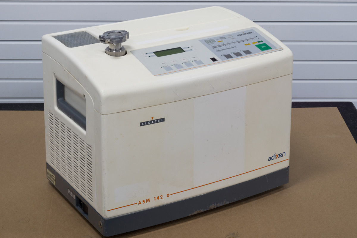 Alcatel Adixen ASM 142D Dry Helium Leak Detector Cleaned Tested