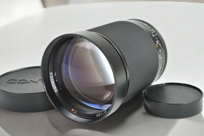 【CONTAX】 Planar T* 135mm F2 AEG Contax Carl Zeiss Planar 135mm f/2 2/135 T* AEG MF Lens C/Y