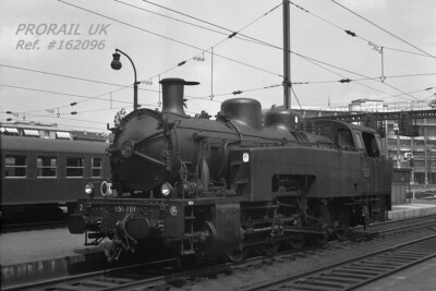 PHOTO France SNCF 0-10-0T locomotive No. 050.TQ.1 at Gare du Nord 1959 - 162096