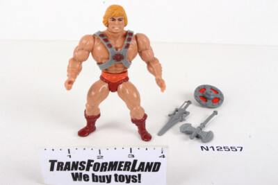 He-Man 100% Complete Basics Vintage Original Heman MOTU
