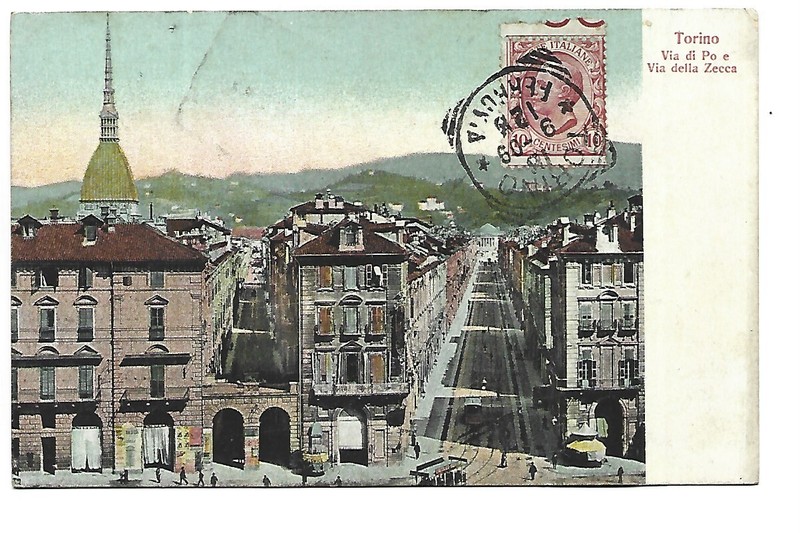 Italie  Torino  Via Di Pio E Via Della Zecca