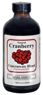 Natural Sources - Natural Cranberry Concentrate Blend 8 fl oz (240 ml), by Natur