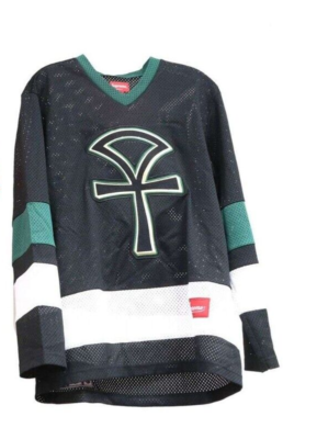 SUPREME Men s Ankh Hockey Jersey Size Medium 94 Men s