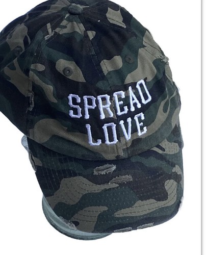 KBETHOS Embroidered Spread Love Vintage Cotton Distressed Baseball Cap