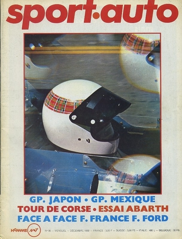 Sport Auto NÂ°95 12/1969  Gp Mexique Tour De France Abarth Scorpione'