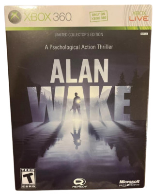 Xbox 360 Alan Wake Limited Collector s Edition BRAND NEW SEALED Mint
