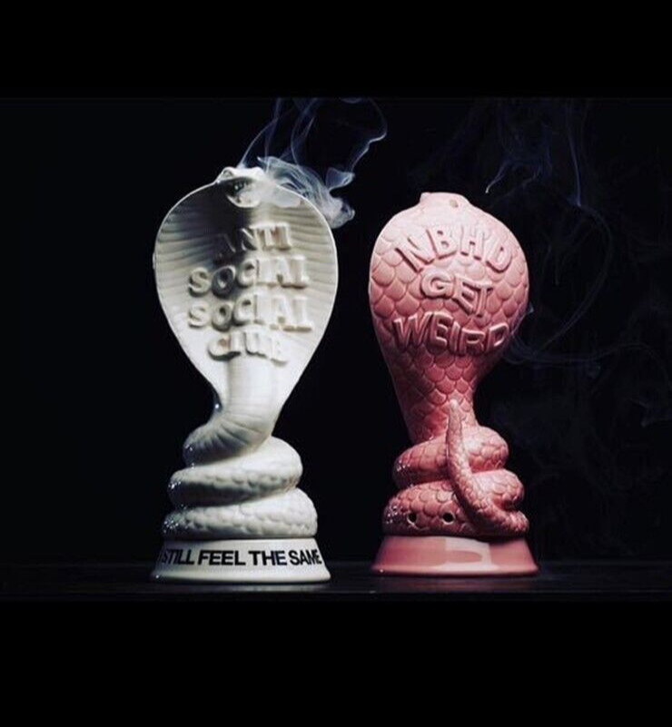 ANTI SOCIAL SOCIAL CLUB NEIGHBORHOOD BOOZE.ASSC CE-INCENSE CHAMBER Pink  White | eBay