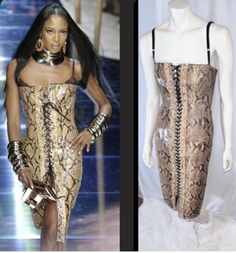 Show Opener S/S 2005 DOLCE & GABBANA 100% Python Corset Show Opener S/S 2005 DOLCE & GABBANA 100% Python Corset