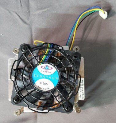 Dynatron Intel Xeon 5500 X5675 Socket 1366 Active 2U CPU Cooling G555 Heatsink 