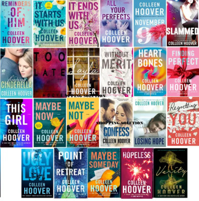 The Complete Collection Of Colleen Hoover Top 23 Books Set (Paperback,Brand New)