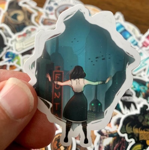 Bioshock Sticker Pack - 25/50 Stickers - Vinyl Decal Infinite Big Daddy Plasmid
