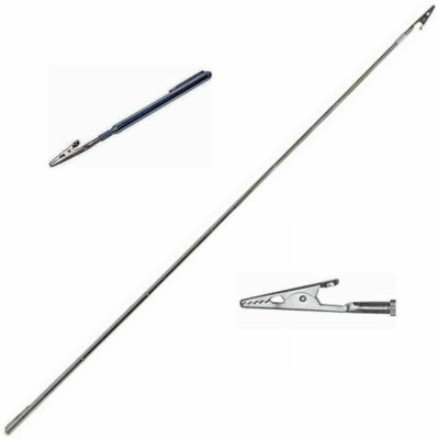35'' Telescopic Telescoping Alligator Clip Long Reach Lighting Pilots Home Repair